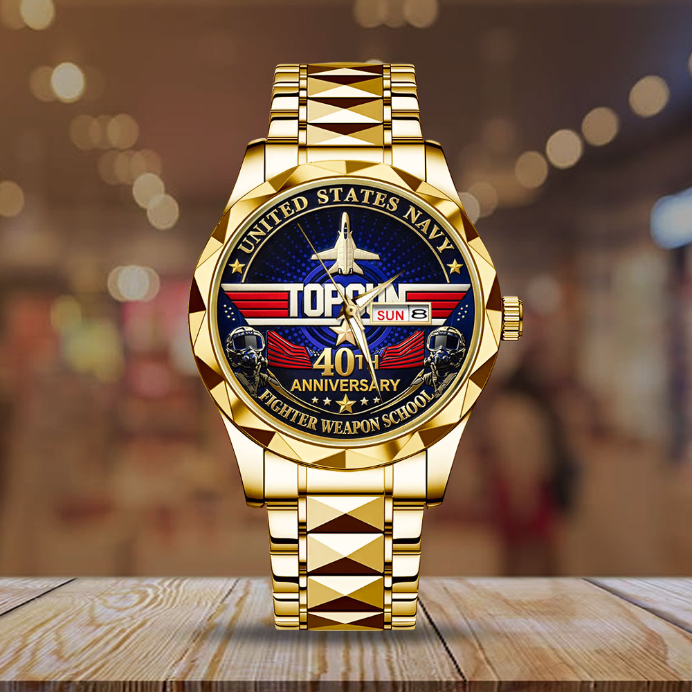 Top Gun 40th Anniversary Alloy Luxury Quartz Watch - TMTHU3800