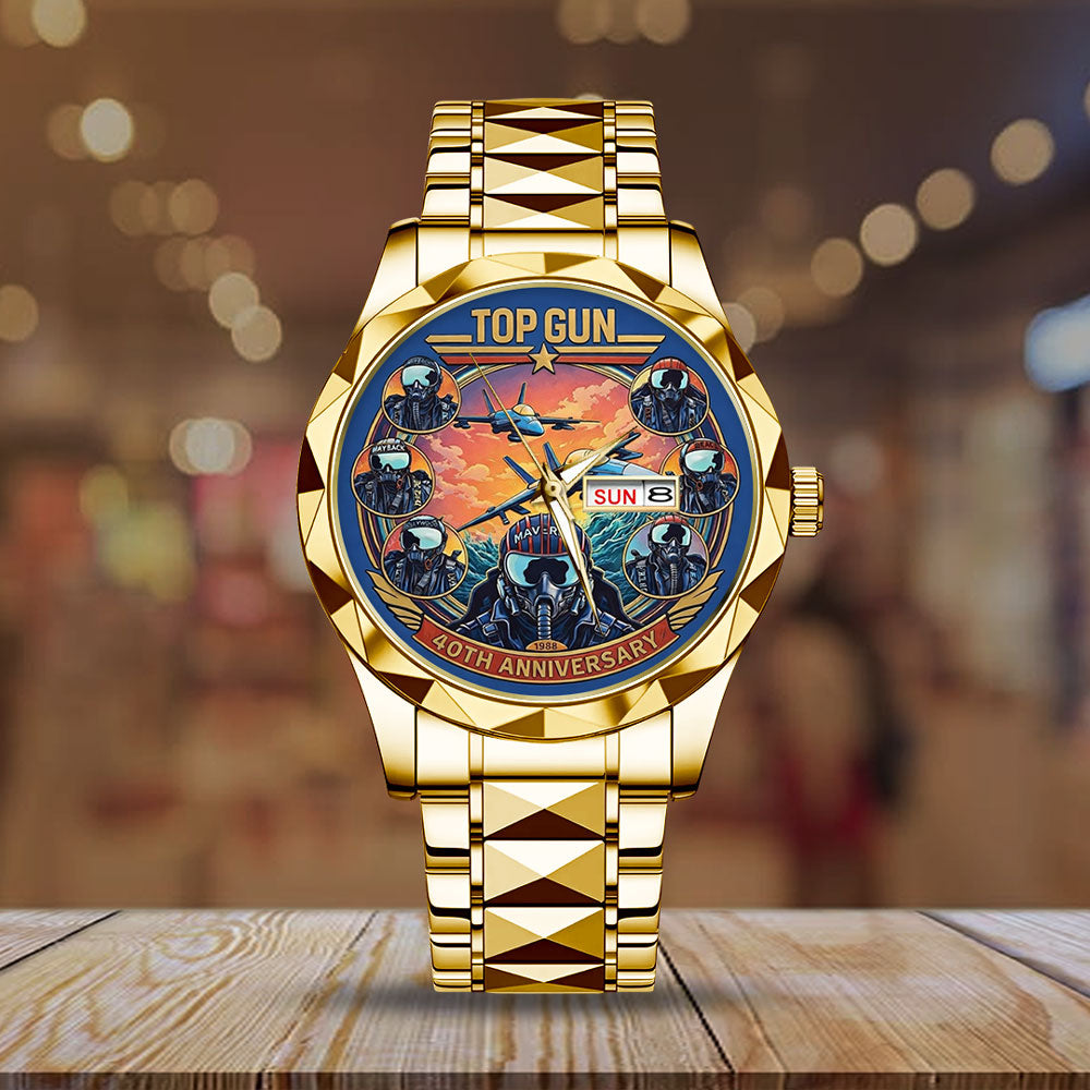 Top Gun 40th Anniversary Alloy Luxury Quartz Watch - TMTHU4221