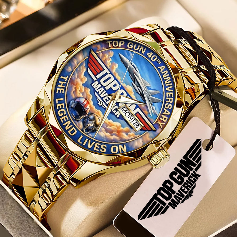Top Gun 40th Anniversary Alloy Luxury Quartz Watch - TMTHU4305