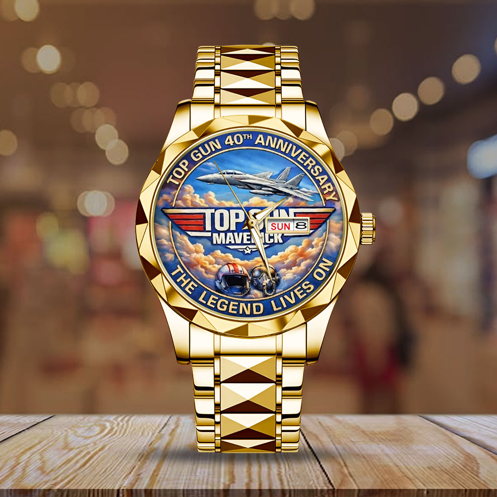 Top Gun 40th Anniversary Alloy Luxury Quartz Watch - TMTHU4305