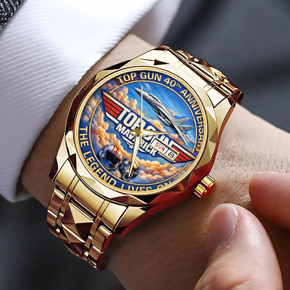 Top Gun 40th Anniversary Alloy Luxury Quartz Watch - TMTHU4305