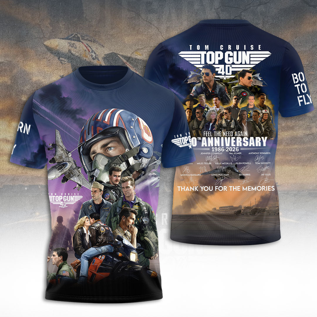 Top Gun 40th Anniversary 3D Apparel – TANTN23106