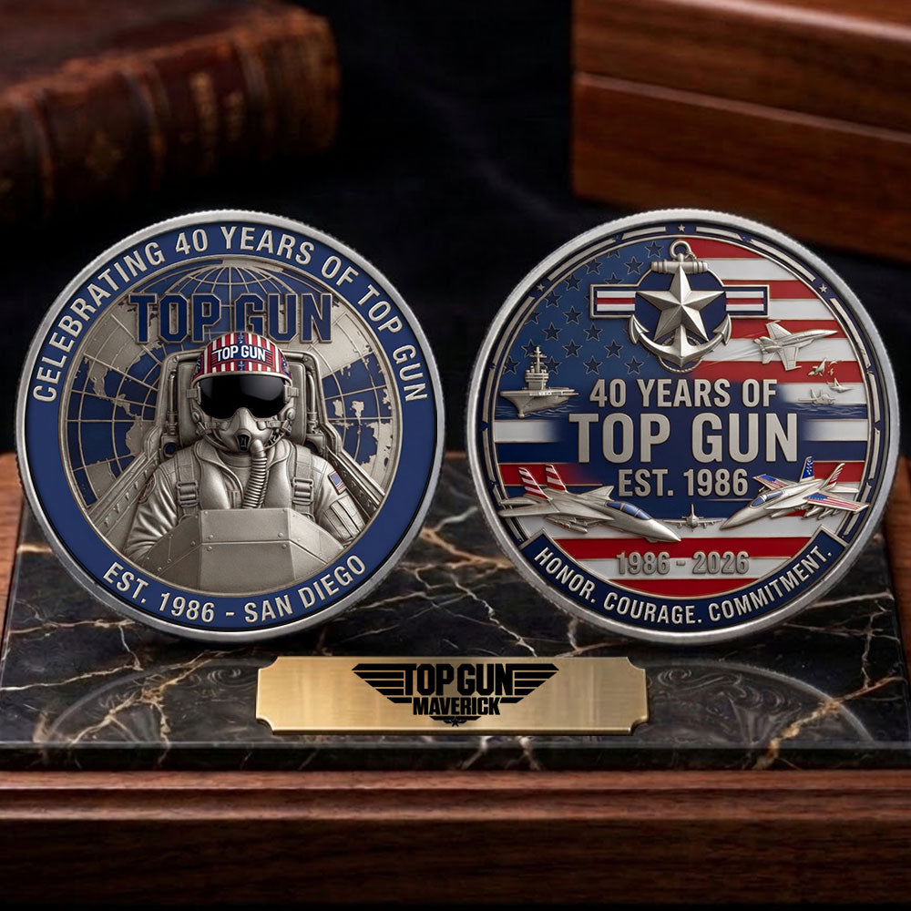 Top Gun 40th Anniversary Commemorative Coin – TMTHU5457