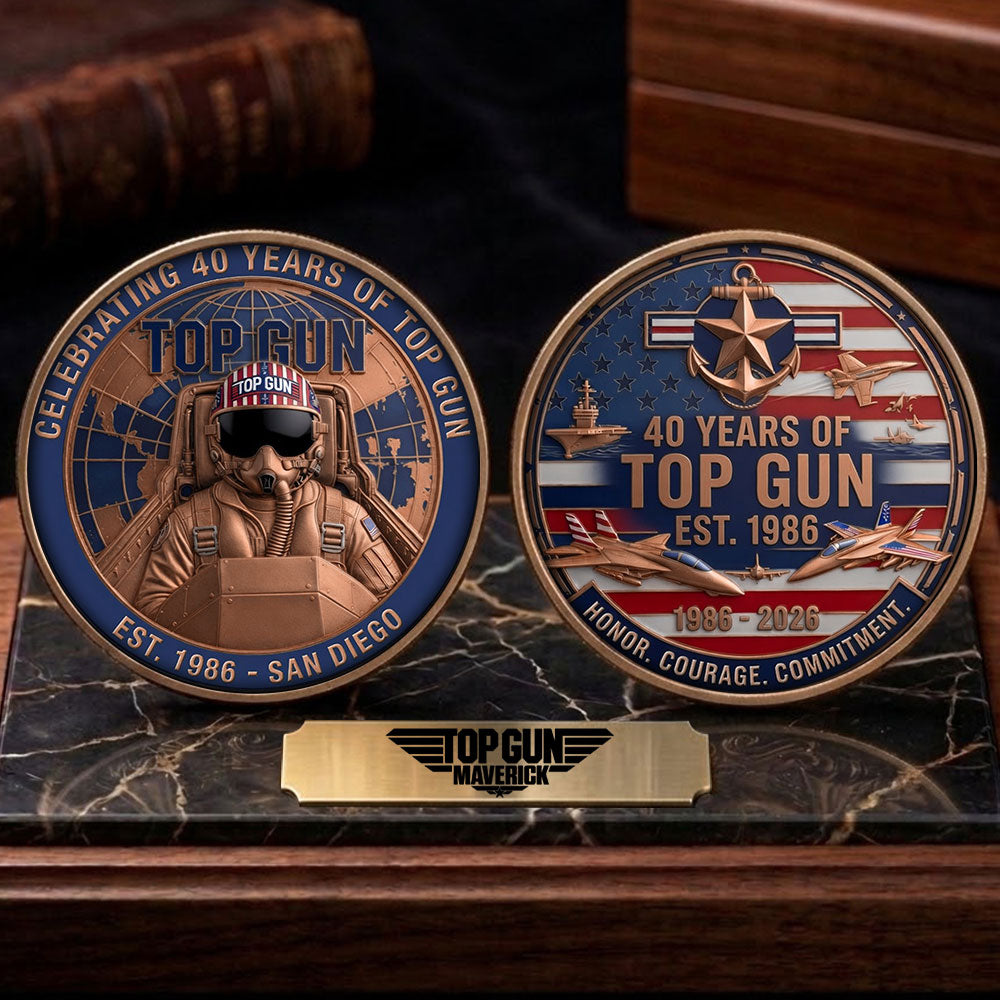 Top Gun 40th Anniversary Commemorative Coin – TMTHU5457