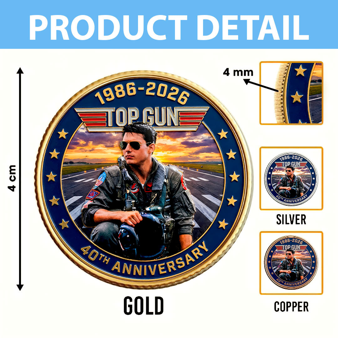 Top Gun 40th Anniversary Commemorative Coin – HOATT17695