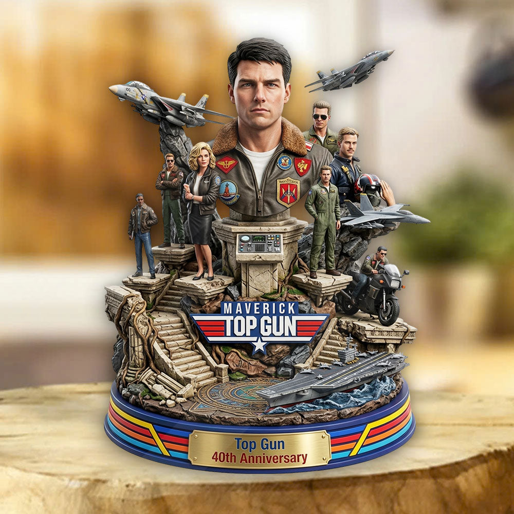 Top Gun 40th Anniversary Custom Shape Acrylic Plaque – TMTHU5939