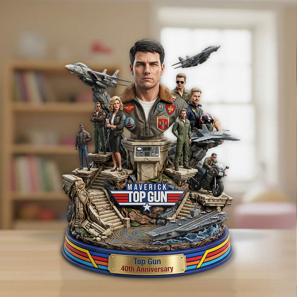 Top Gun 40th Anniversary Custom Shape Acrylic Plaque – TMTHU5939