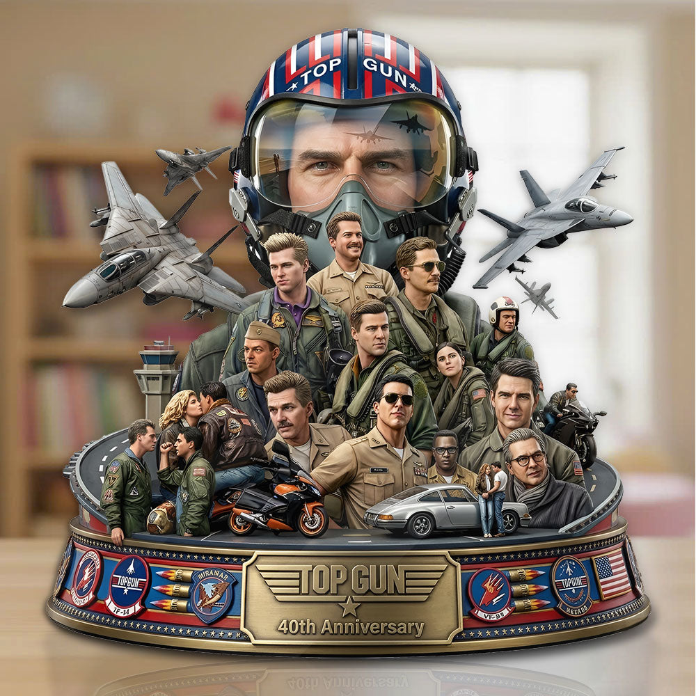 Top Gun 40th Anniversary Custom Shape Acrylic Plaque – TMTHU6192