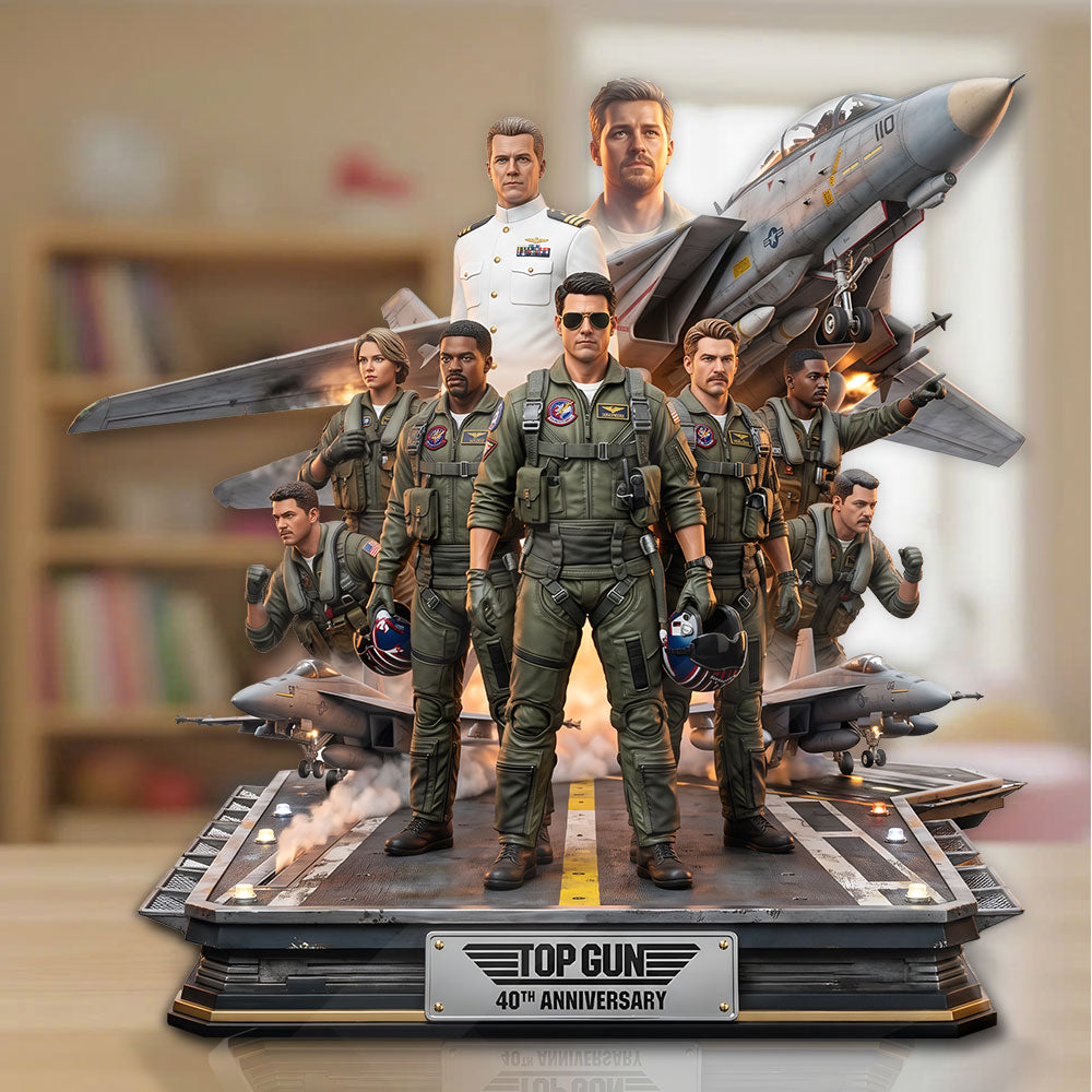 Top Gun 40th Anniversary Custom Shape Acrylic Plaque – TMTHU6213