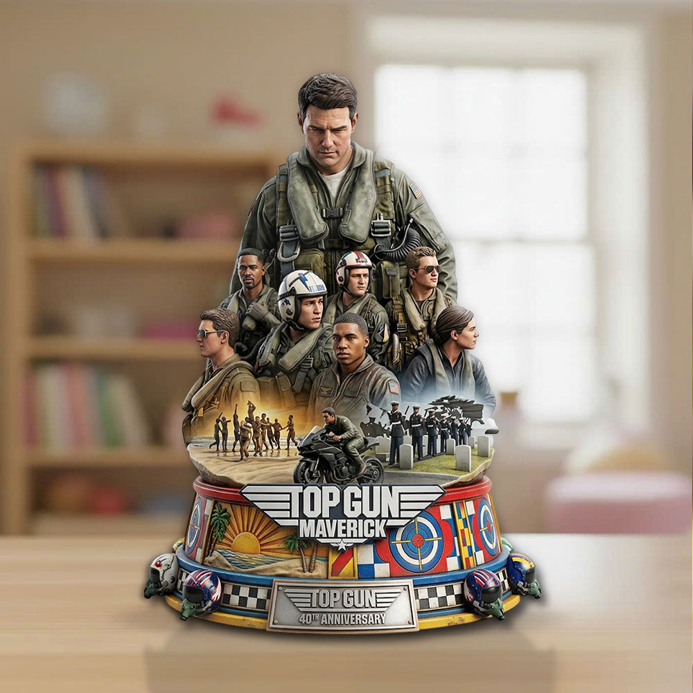 Top Gun 40th Anniversary Custom Shape Acrylic Plaque – TMTHU6218