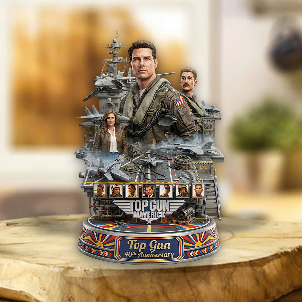 Top Gun 40th Anniversary Custom Shape Acrylic Plaque – TMTHU6220
