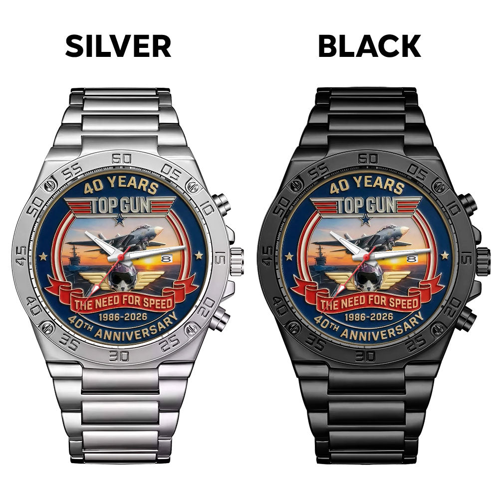 Top Gun 40th Anniversary Gentleman Stainless Steel Watch - MAITM14327