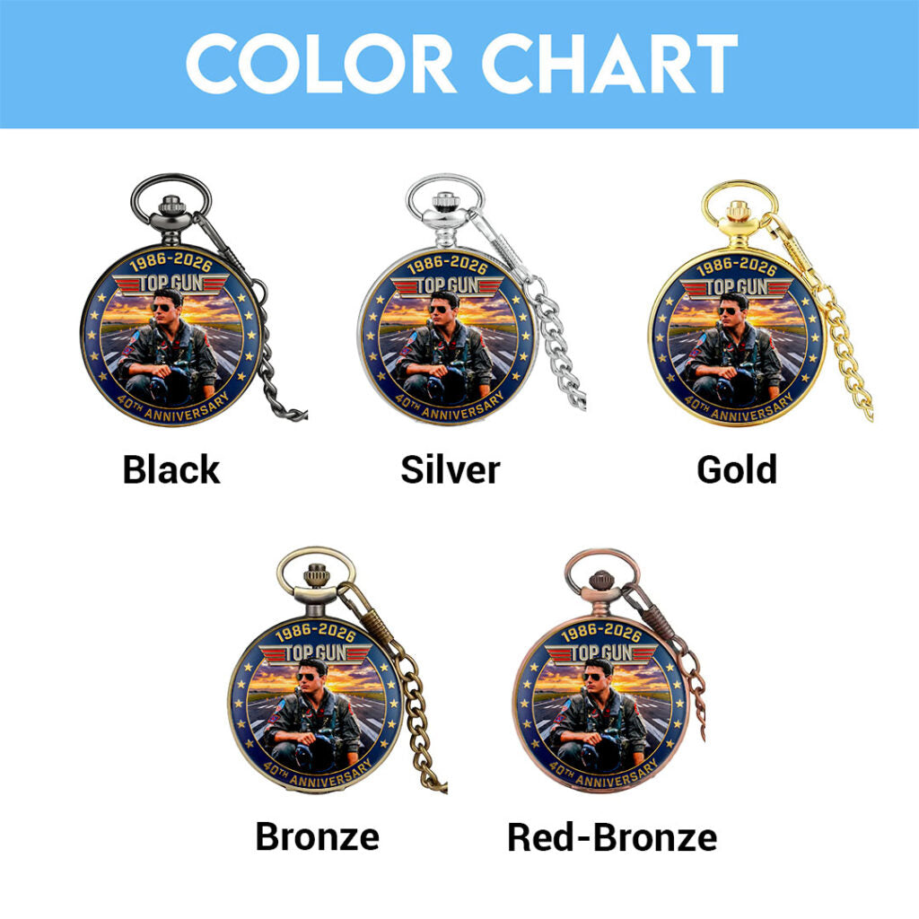 Top Gun 40th Anniversary Pocket Watch - HOATT17785
