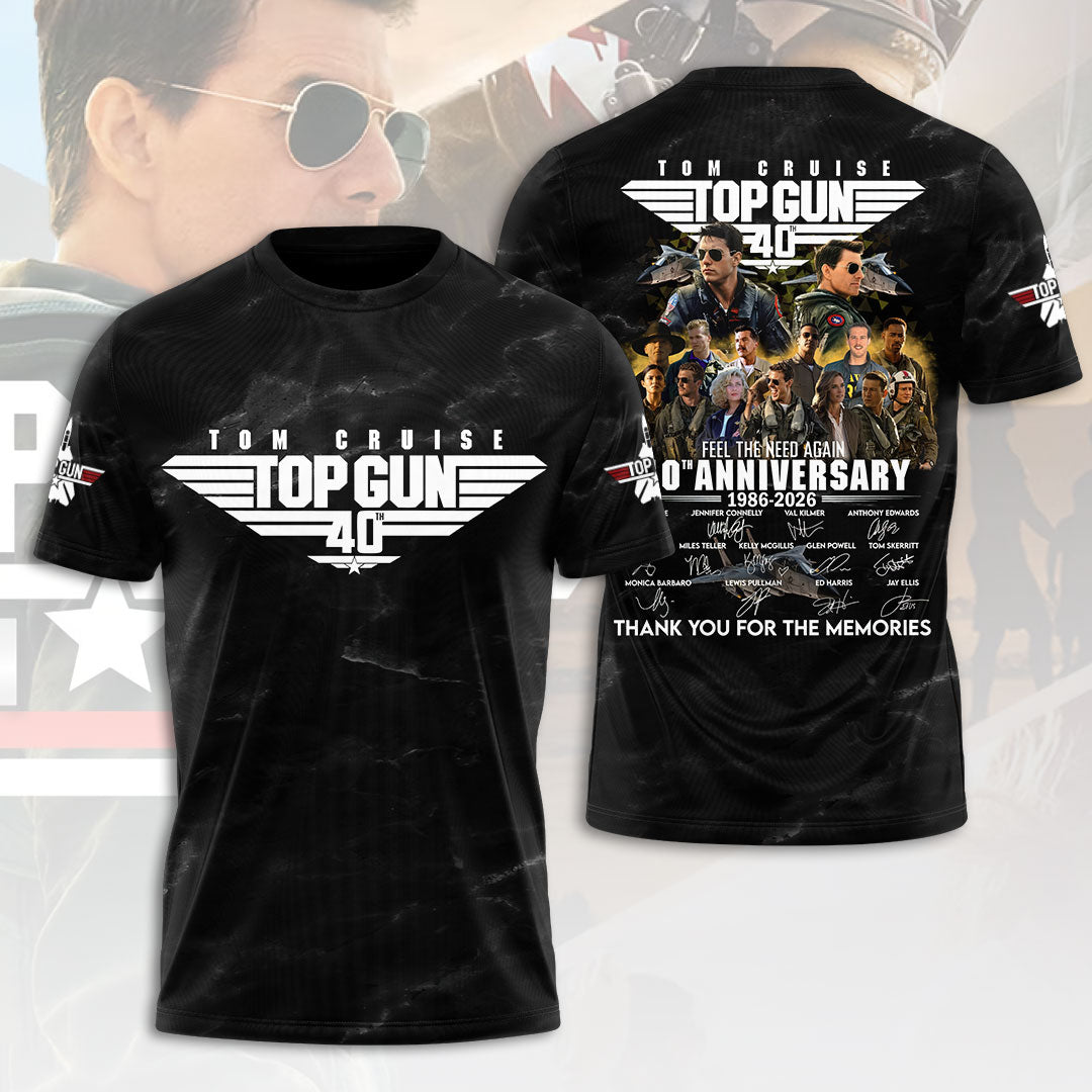 Top Gun 40th Anniversary 3D Apparel – HOATT17986