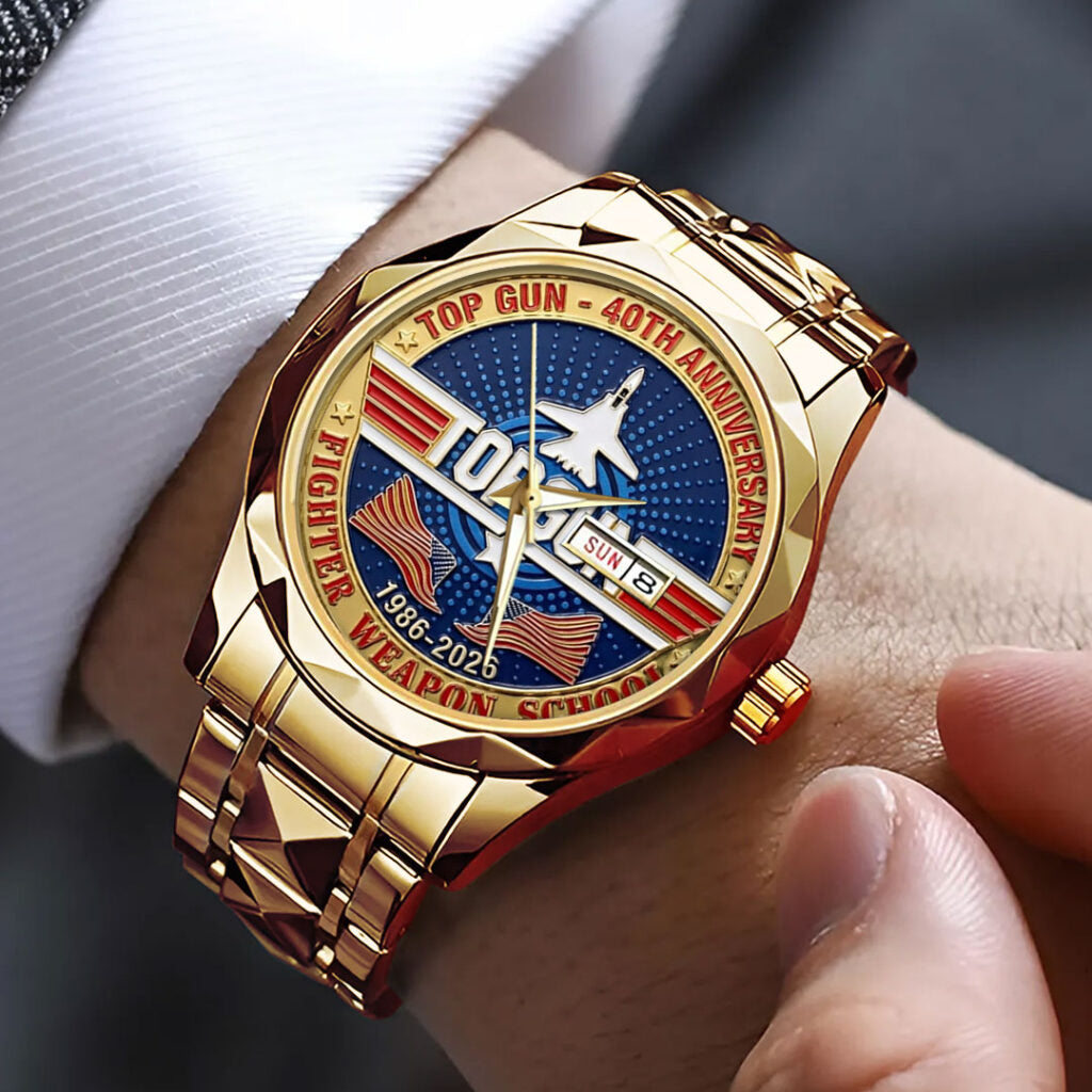 Top Gun 40th Anniversary Alloy Luxury Quartz Watch - TMTHU3801