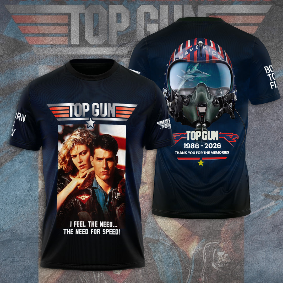 Top Gun 40th Anniversary 3D Apparel – GNE6288