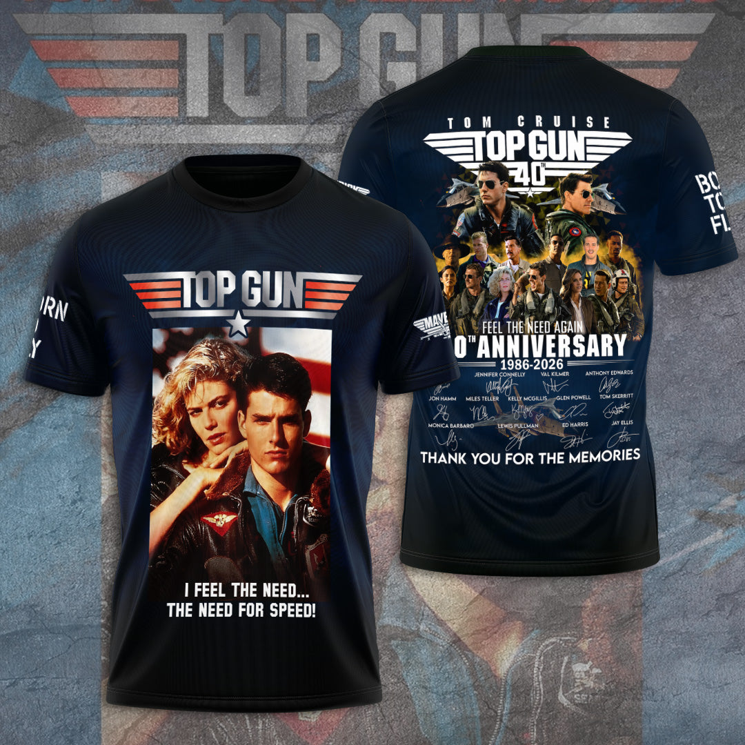 Top Gun 40th Anniversary 3D Apparel – GNE6448
