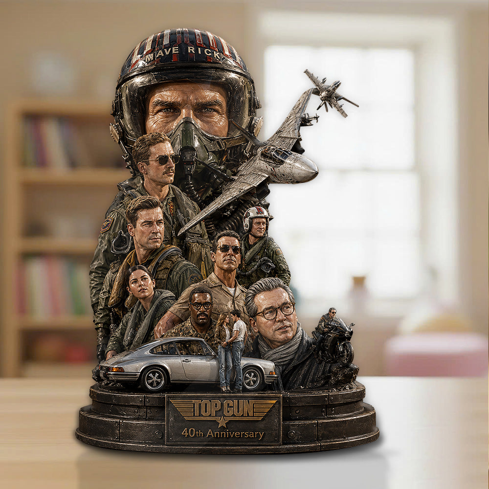 Top Gun 40th Anniversary Custom Shape Acrylic Plaque – GNE6414