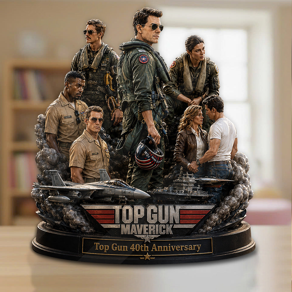 Top Gun 40th Anniversary Custom Shape Acrylic Plaque – GNE6461