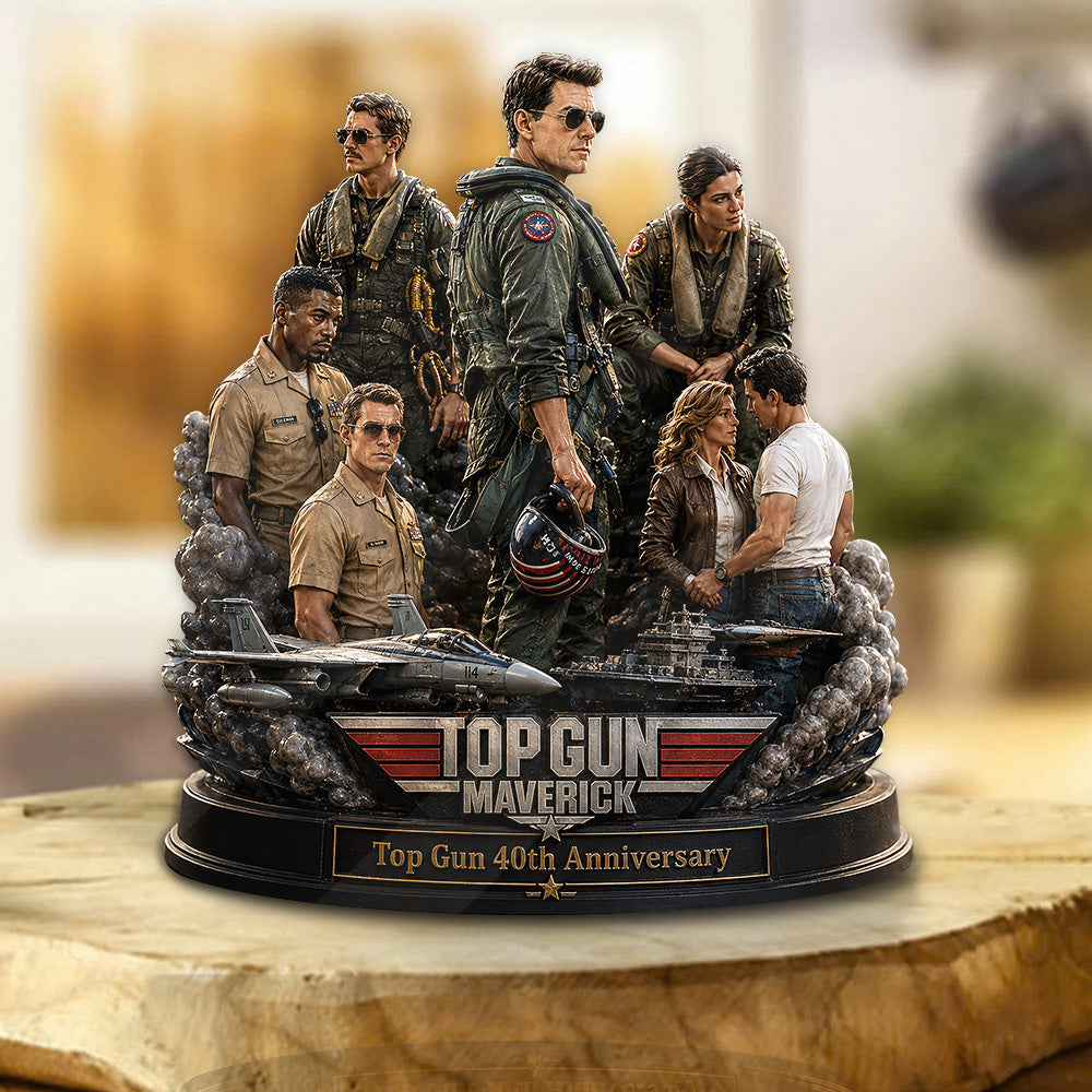 Top Gun 40th Anniversary Custom Shape Acrylic Plaque – GNE6461