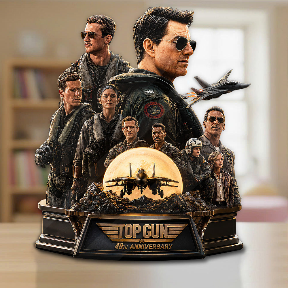 Top Gun 40th Anniversary Custom Shape Acrylic Plaque – GNE6464