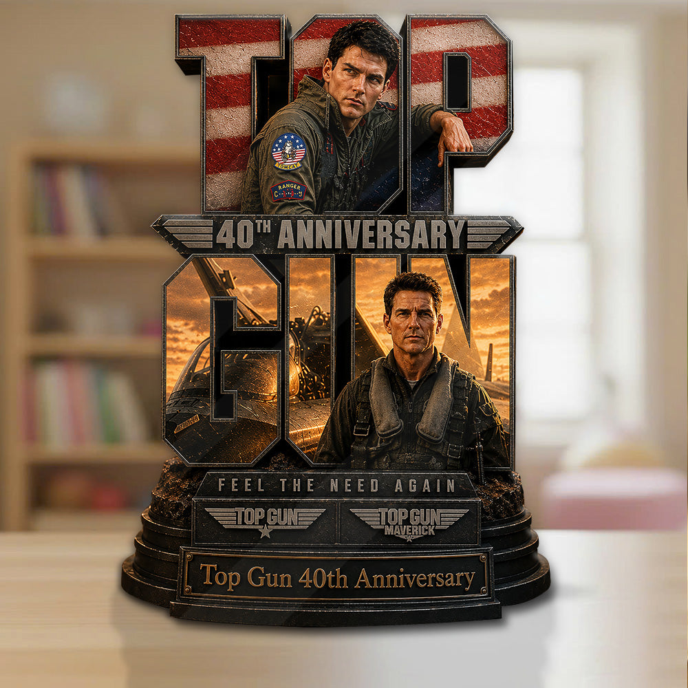 Top Gun 40th Anniversary Custom Shape Acrylic Plaque – GNE6466