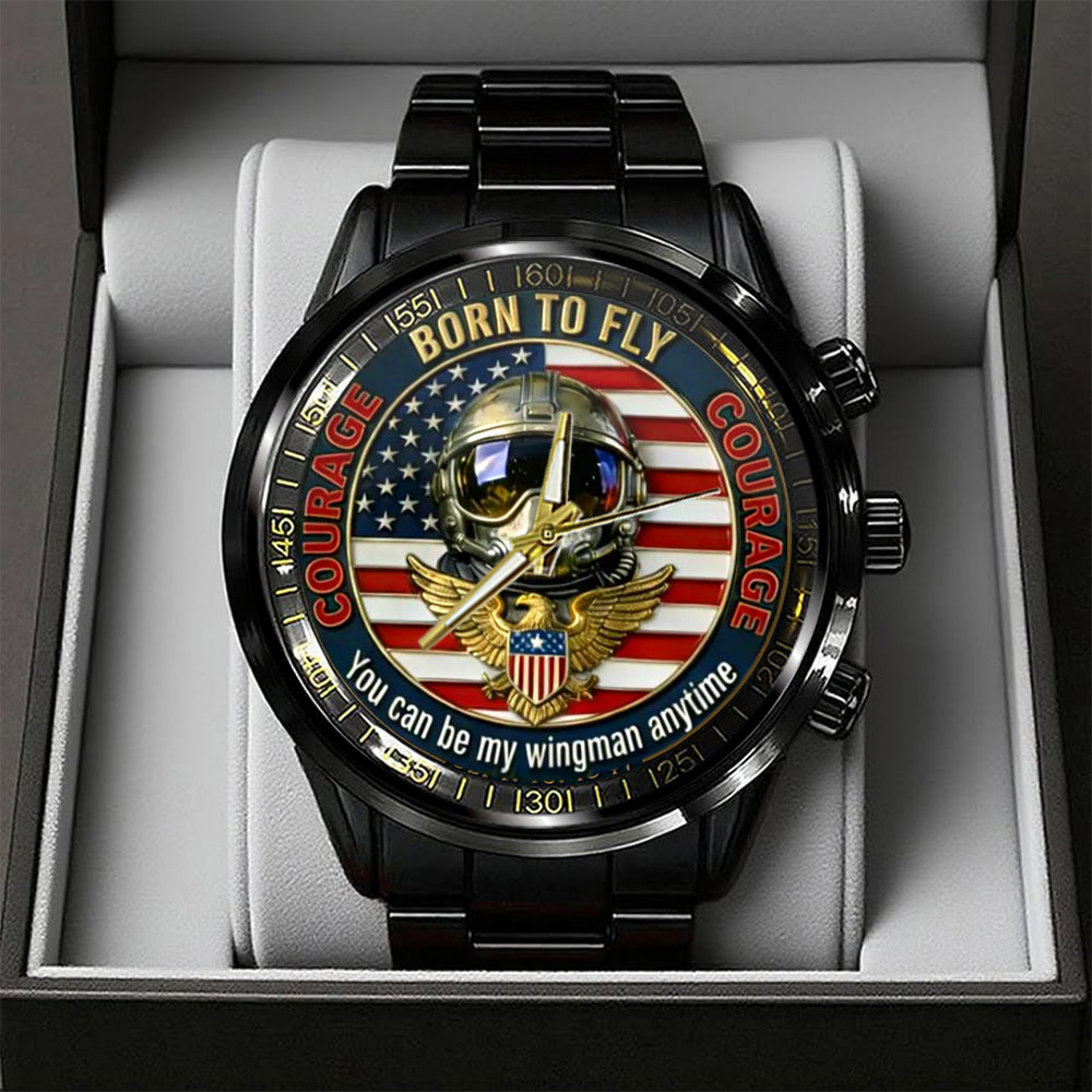 Top Gun 40th Anniversary 2026 Black Stainless Steel Watch - TANTN19784