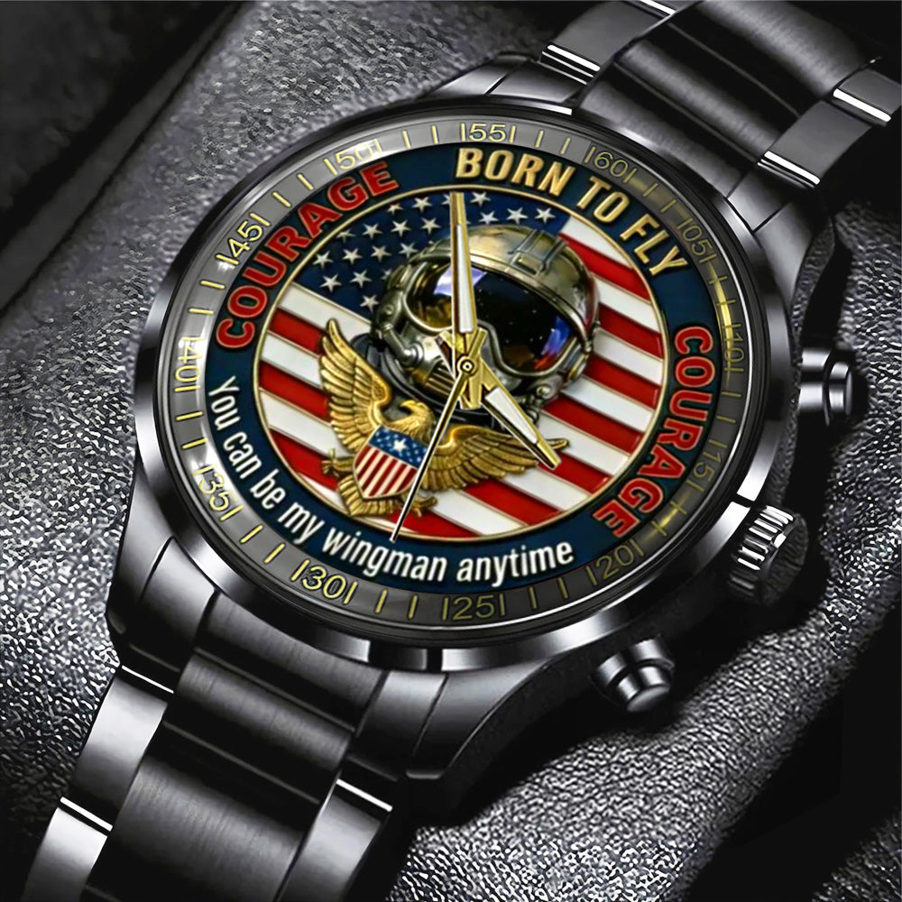 Top Gun 40th Anniversary 2026 Black Stainless Steel Watch - TANTN19784
