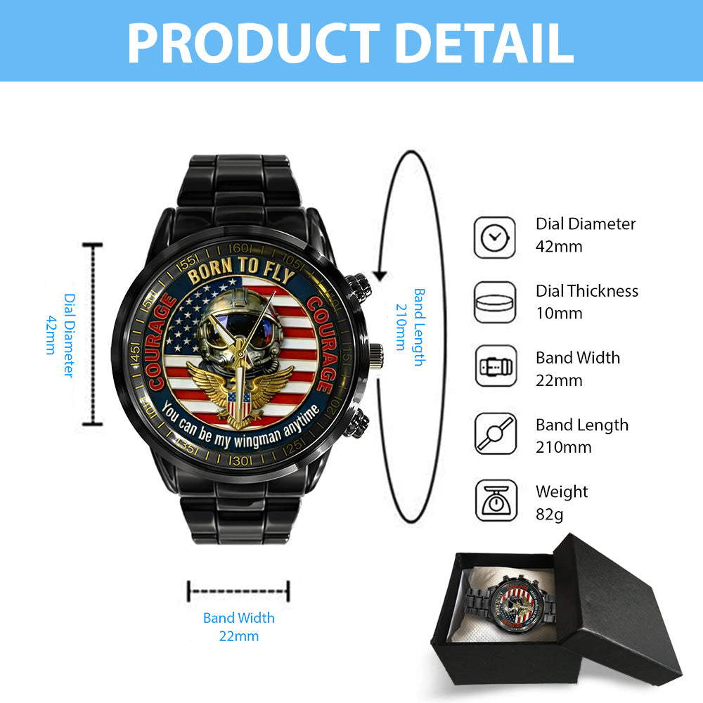 Top Gun 40th Anniversary 2026 Black Stainless Steel Watch - TANTN19784