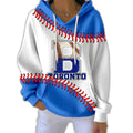Toronto Baseball Elastic Pit Strip Hoodie T-Shirt