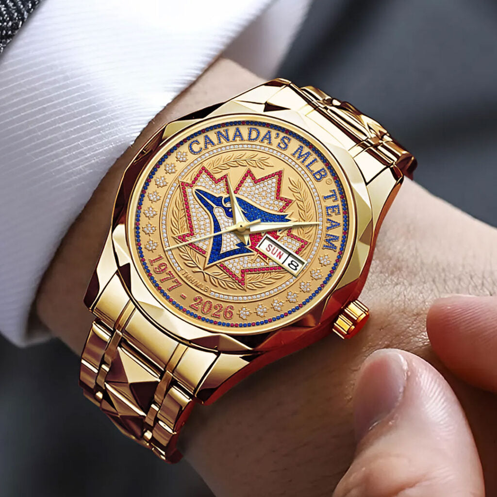 Toronto Blue Jays 50th Seasons Alloy Luxury Quartz Watch - TMTHU4728