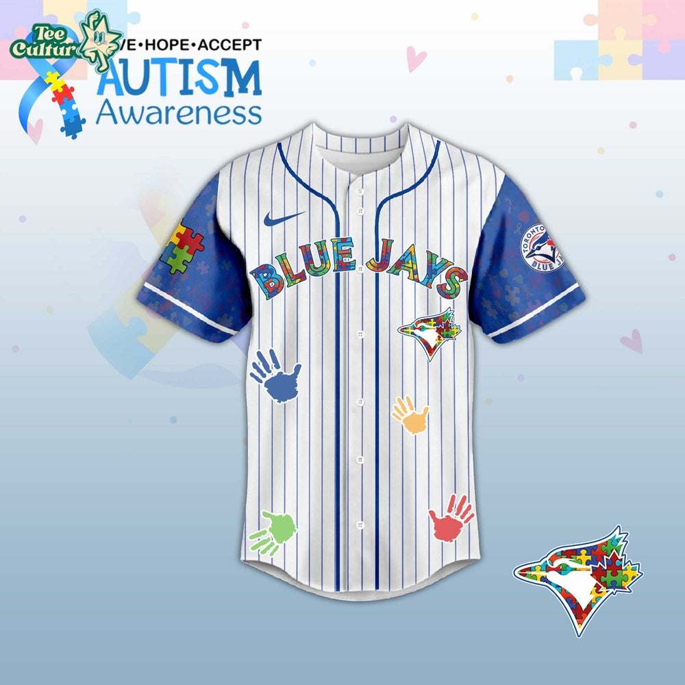 Toronto Blue Jays Autism Awareness 2026 Special Edition Baseball Jersey