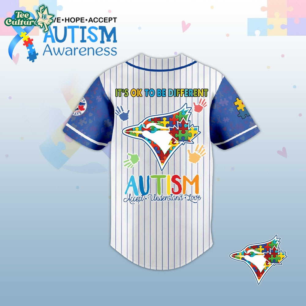 Toronto Blue Jays Autism Awareness 2026 Special Edition Baseball Jersey