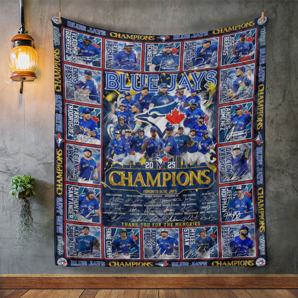 Toronto Blue Jays Quilt Blanket - TANTN18670