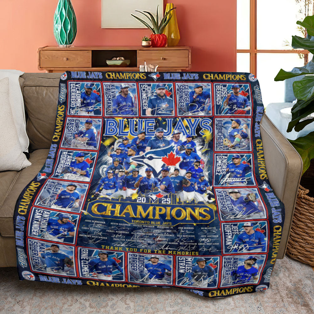 Toronto Blue Jays Quilt Blanket - TANTN18670