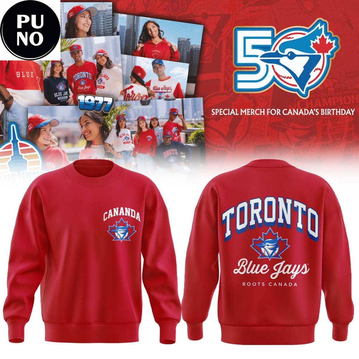 Toronto Blue Jays Roots Canada Day 2026 Hoodie Shirt