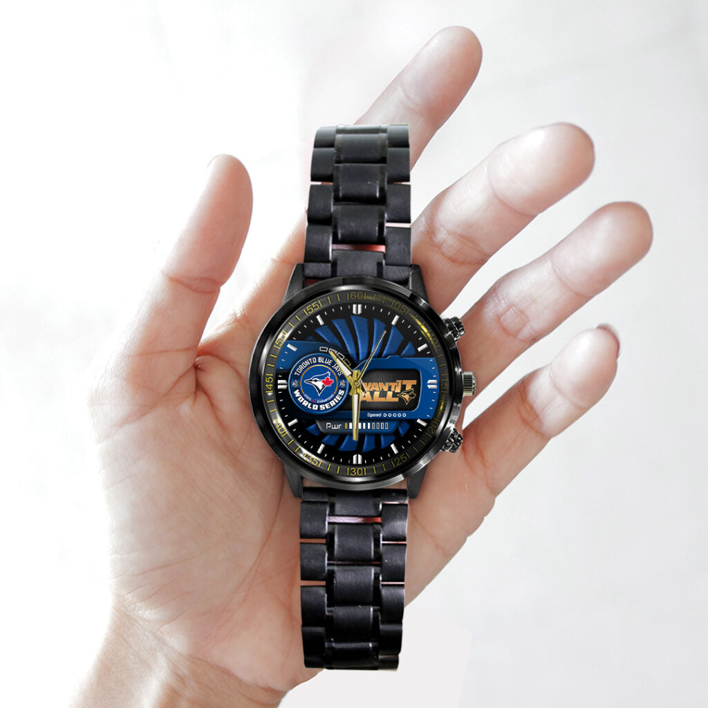 Toronto Blue Jays World Series 2025 Black Stainless Steel Watch - TANTN18662