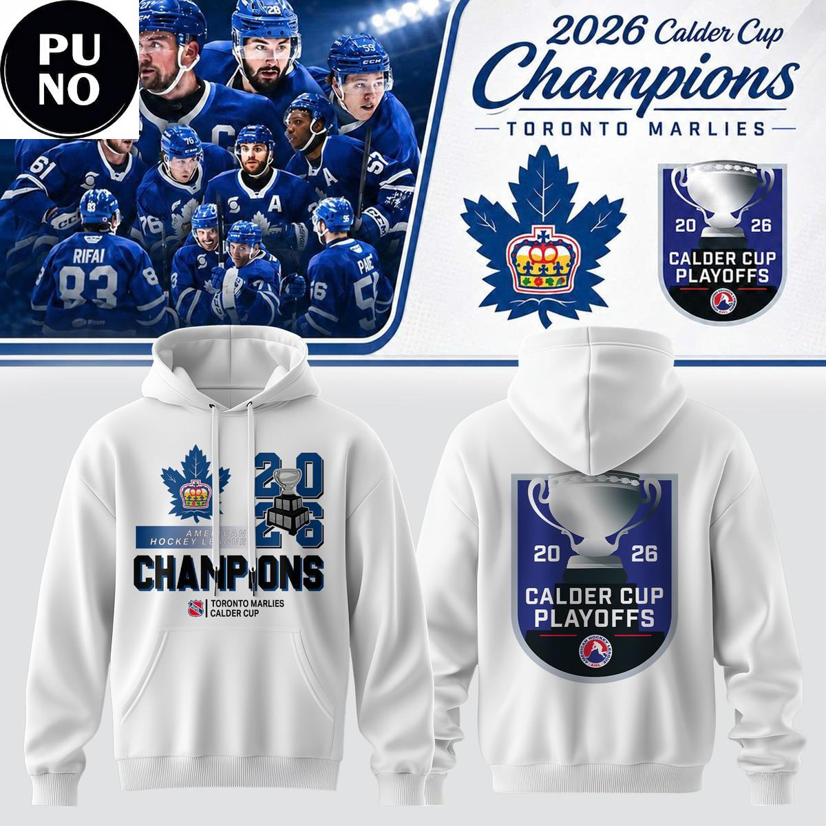 Toronto Marlies 2026 Calder Cup Champions Hoodie T-Shirt
