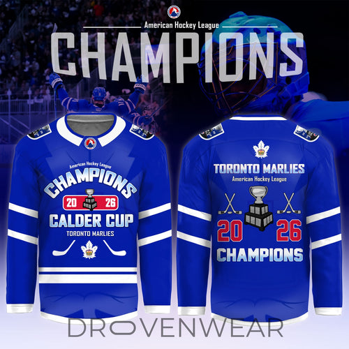 Toronto Marlies Championship Celebration Jersey Limited Edition