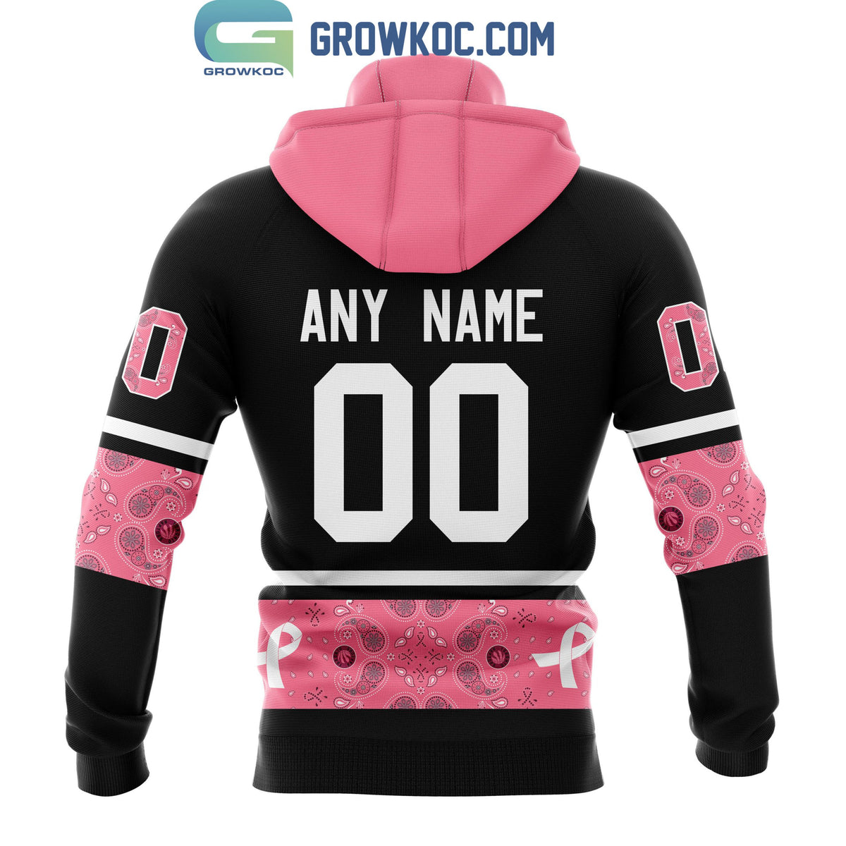 Toronto Raptors NBA Special Design Paisley Design We Wear Pink Breast Cancer Personalized Hoodie T Shirt