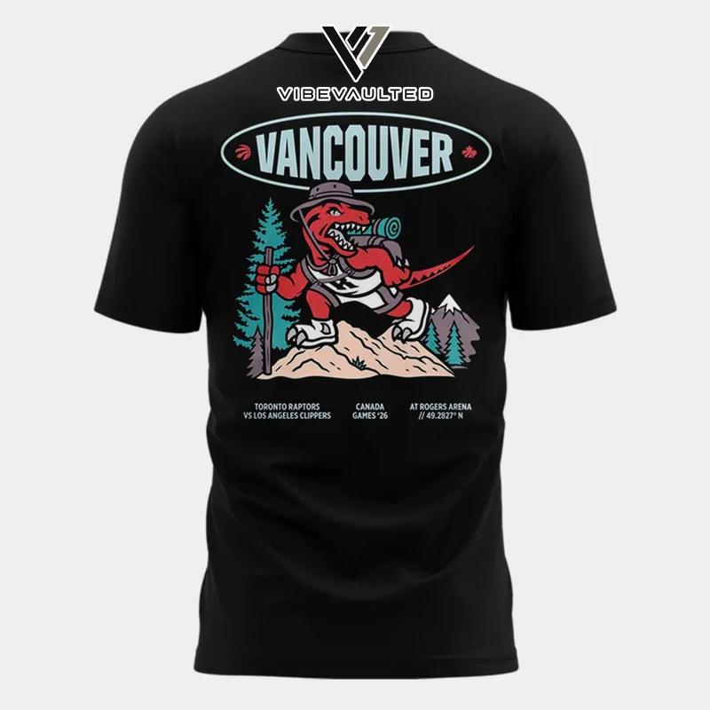 Toronto Raptors Vancouver Canada Games 2026 Limited Edition Tee Shirt