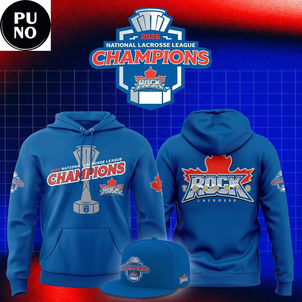Toronto Rock National Lacrosse League 2026 Champions Hoodie