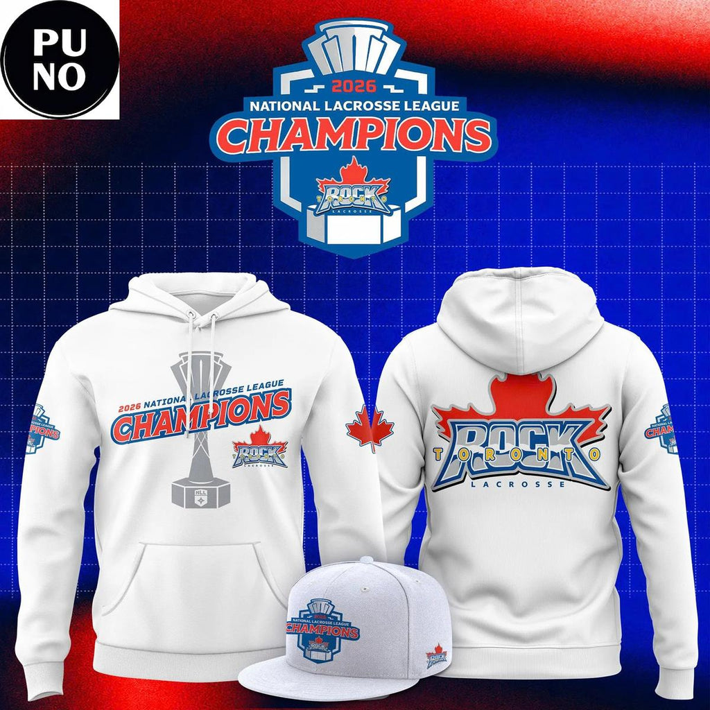Toronto Rock National Lacrosse League 2026 Champions Hoodie