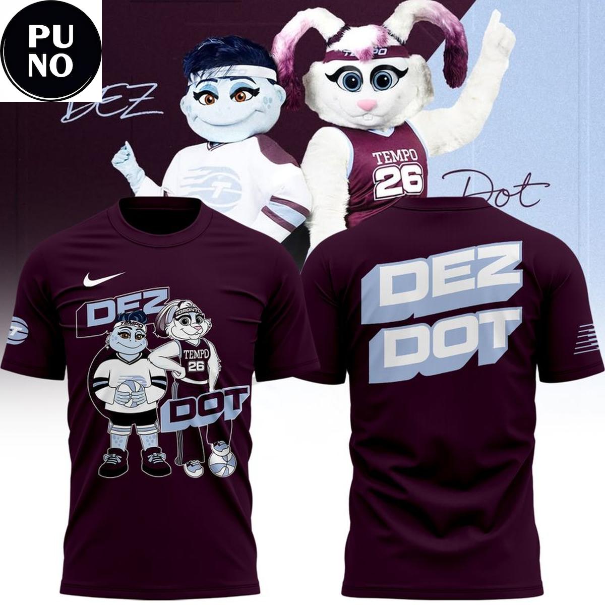 Toronto Tempo 2026 Mascots Dez & Dot T-Shirt