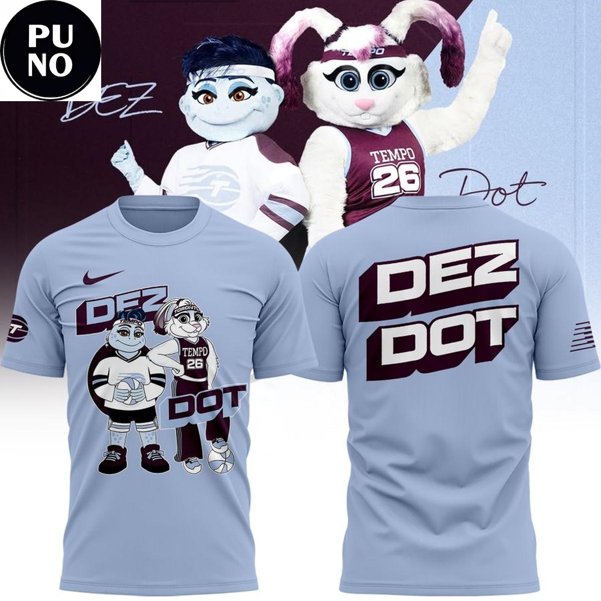 Toronto Tempo 2026 Mascots Dez & Dot T-Shirt
