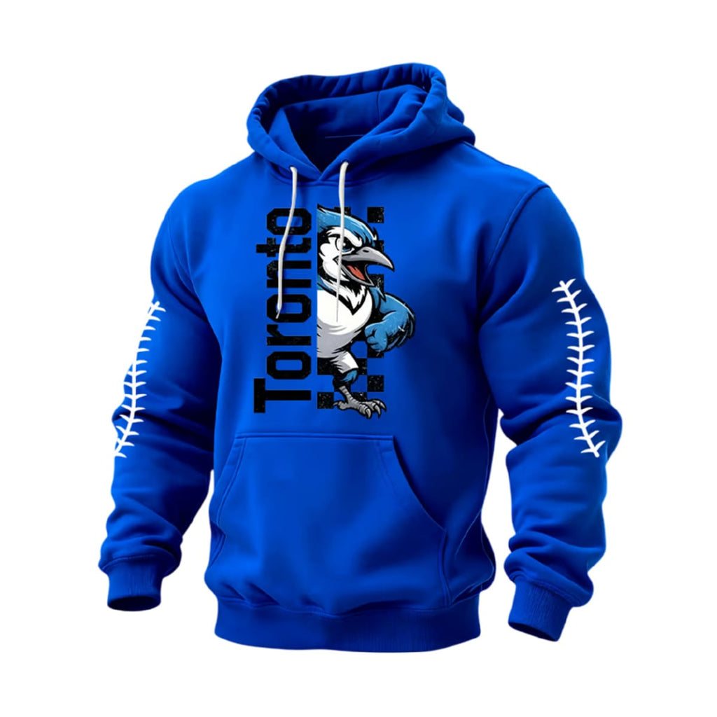 Toronto Unisex Casual Baseball Print Hoodie