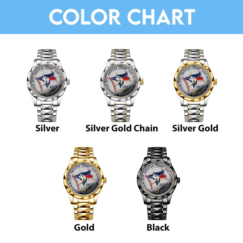 Toronto Blue Jays Alloy Luxury Quartz Watch - TMTHU1911