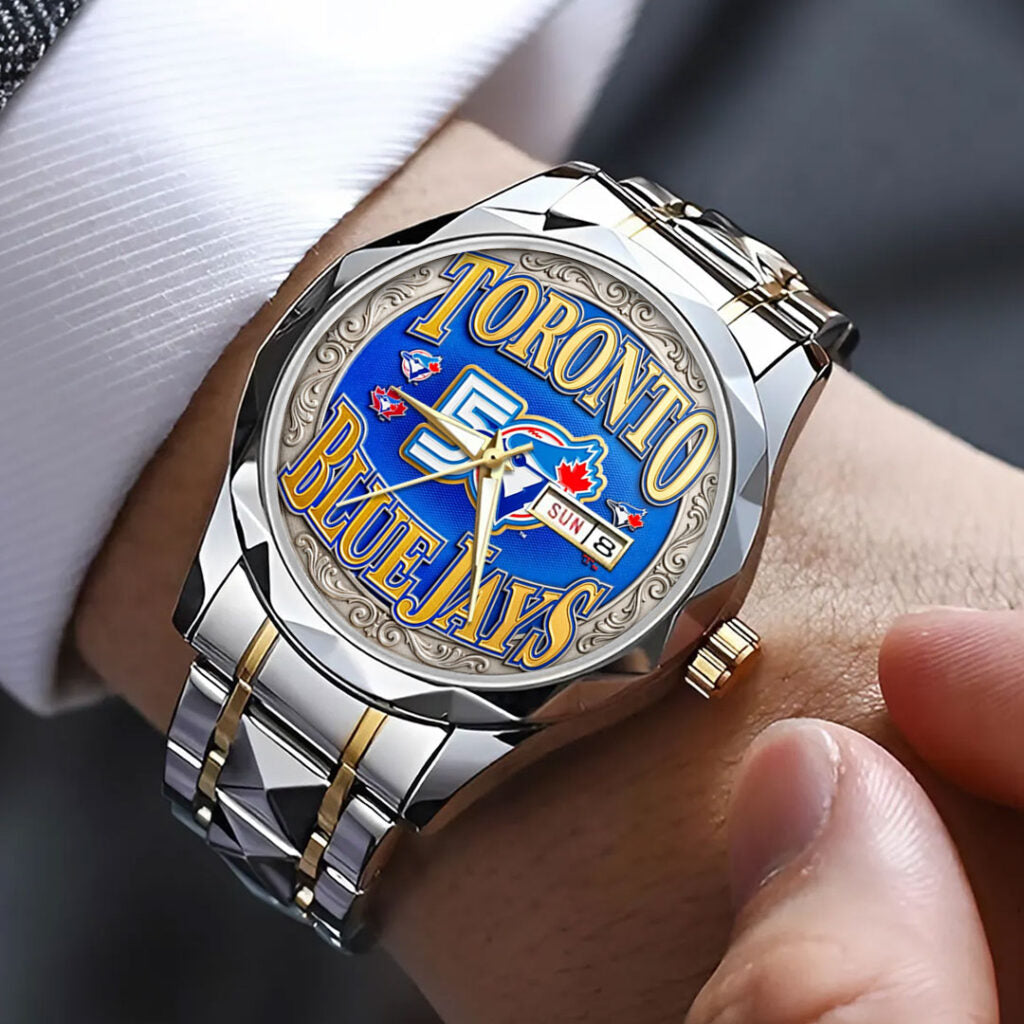 Toronto Blue Jays 50th Anniversary Alloy Luxury Quartz Watch - TANTN22420