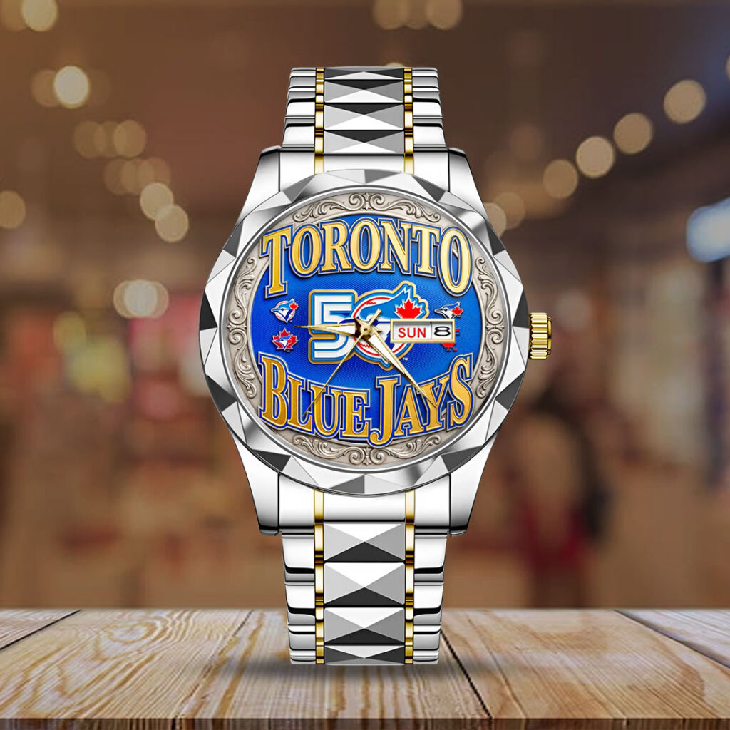 Toronto Blue Jays 50th Anniversary Alloy Luxury Quartz Watch - TANTN22420