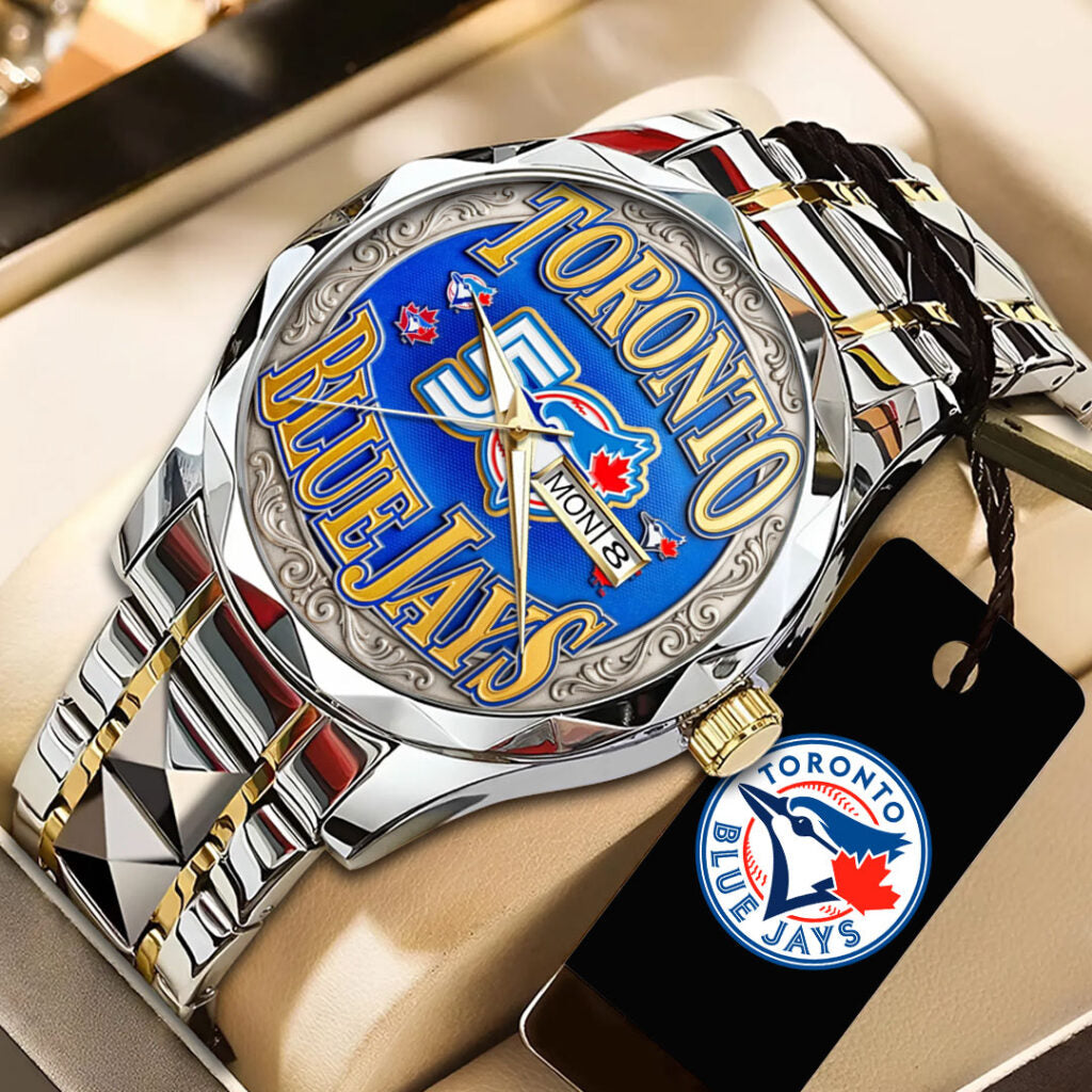 Toronto Blue Jays 50th Anniversary Alloy Luxury Quartz Watch - TANTN22420